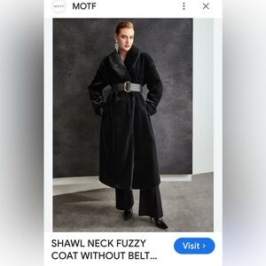 Women's Black Long Coat